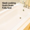 Sogmeter Brushed Gold Bathtub Drain, Hair Catcher and 2-Hole Overflow