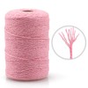 JijAcraft Pink Twine, 656 Feet Valentine's Day Bakers String, 2mm