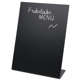 HMF 46432 Table Stand Chalkboard L Stand DIN A5 Black