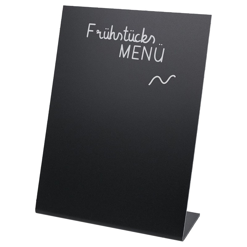 HMF 46432 Table Stand Chalkboard L Stand DIN A5 Black