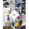 SWECOMZE Silent Wall Clock, 25 cm, Children's Wall Clock, Dial