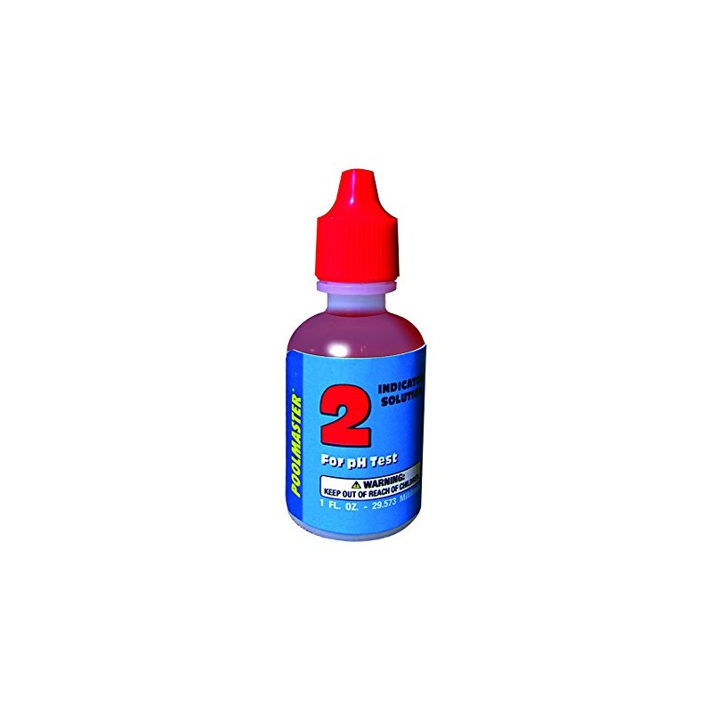 Poolmaster 23262 Phenol Red Indicator Solution for pH Test, No.2,