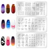 beinkmake 3Pcs Girly Elements Nail Stamping Plate Set Heart Bowknot