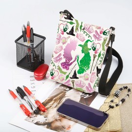 TOBGBE Witch Musicals Crossbody Bag W The Musical Theater Fans Gifts Movie Inspirational Shoulder Elphaba & G-da Fan Purse (Elphaba & G-da CB)