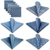 S&W SHLAX&WING 5-Piece Set Men's Pocket Square 32cm Formal Handkerchief