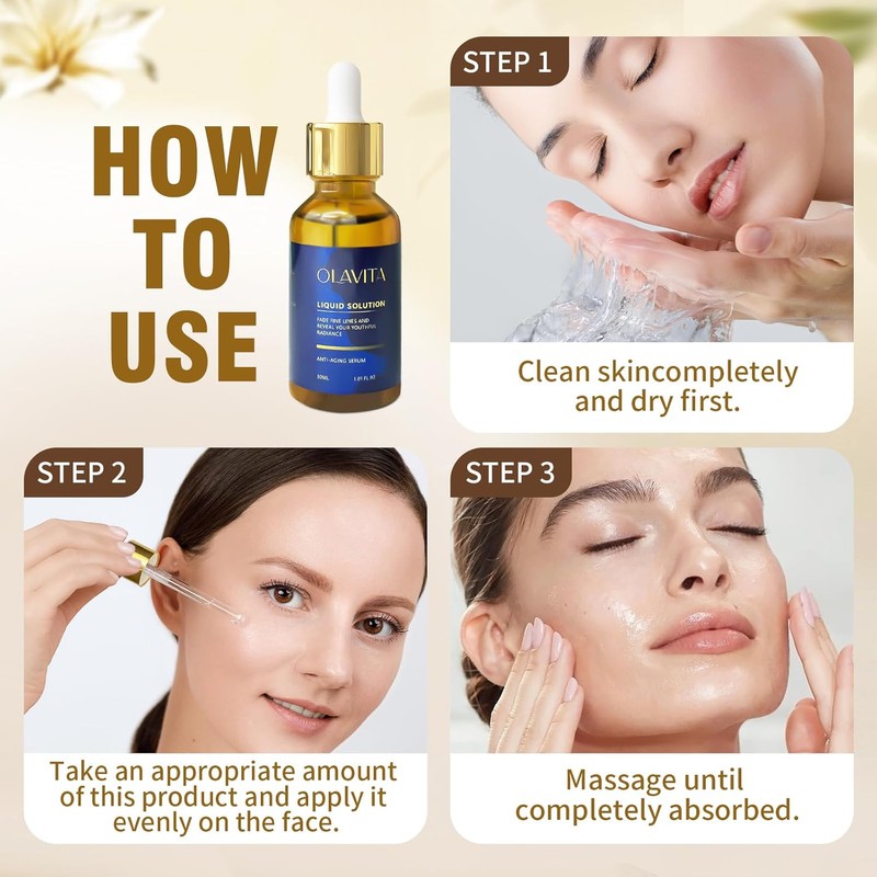 Facial Serum, Vitamin C & E Serum, Anti-Aging Firming Facial,