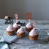24 piezas de decoración para cupcakes de primer cumpleaños con