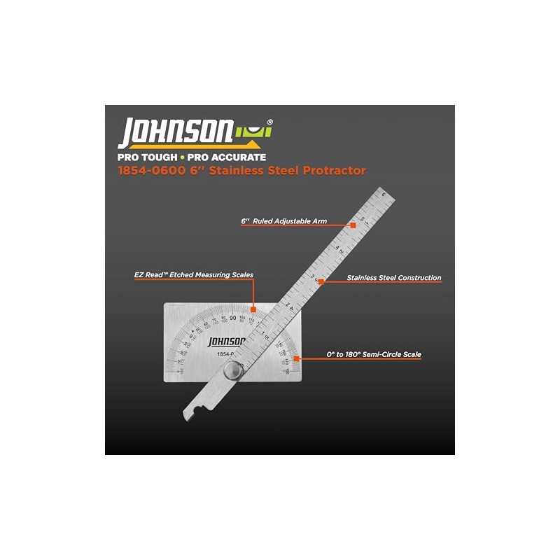 6" Stainless Steel Protractor