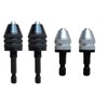 2-Pack Keyless Drill Chuck Adapter for Impact Driver, 1/4 Inch