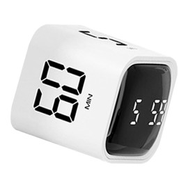 FUNOMOCYA Cube Timer Digital Portable Electronic Timer for Cooking Study Baking Sound Alarm for Kitchen and Classroom Use