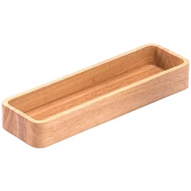 Yamashita Kogei 522287 Cutlery Case, Natural, W 10.4 x D 3.1 x H 1.6 inches (26.5 x 8 x 4 cm), Wooden Cutlery Case