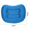RLXMARTD Ultralight Inflatable Camping Pillow, Compressible Travel Neck Support, Blue