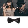 LED Bow Tie Polyester Plastic Copper Wire Adjustable Glowing Necktie