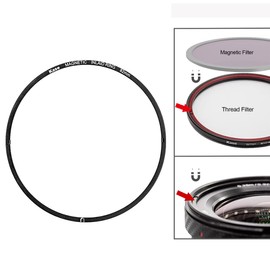Kase 72mm Magnetic Inlaid Lens Filter Adapter Ring for Magnetic Filter/Magnetic Lens Cap