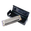 HOHNER Blue Midnight 595/20 A Tone 10 Hole Harmonica Blue