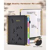 Hardcover Spiral Notebook journal with Removable Dividers Tabs, 300 Pages