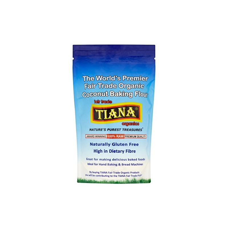 TIANA Fair Trade Organics Premier Raw Coconut Baking Flour Gluten