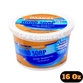 TARKELP Hand Soap Orange Scent Petroleum-Free Heavy Duty Cleaner 16 oz