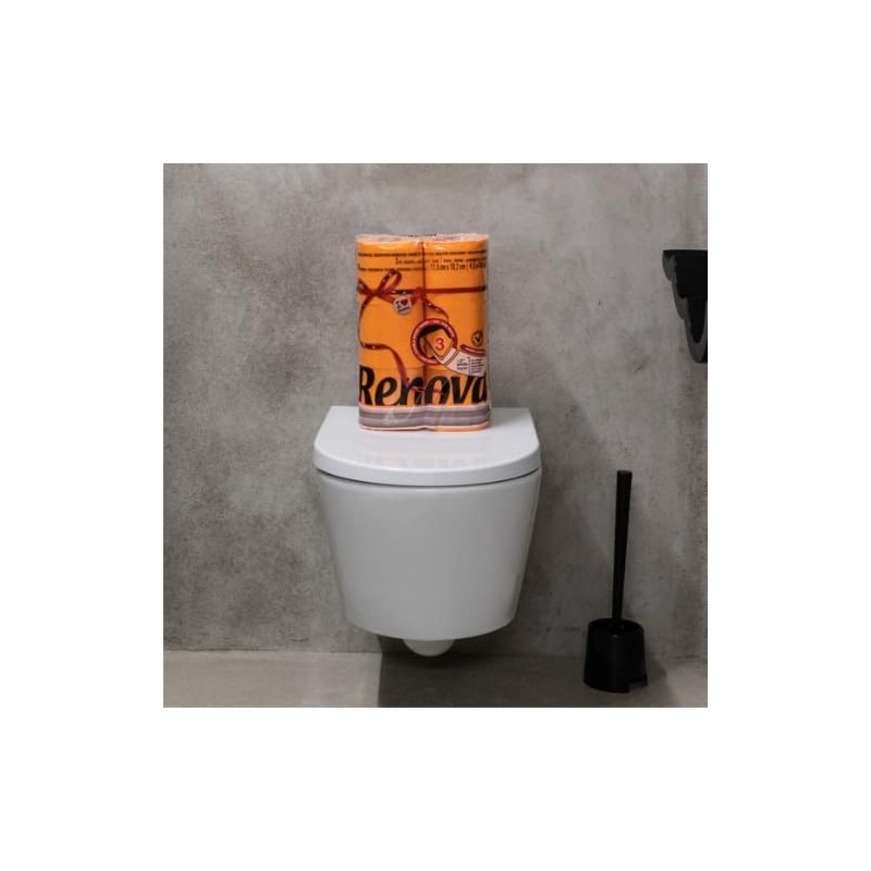 Generic Renova Red Label Maxi Toilet Paper, Orange 6 pack