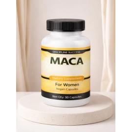 Organic Maca Root Supplement for Women – Natural Energy, Hormone Balance & Vitality, 100% Vegan Capsules