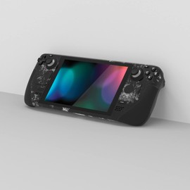 PlayVital Full Set Protective Skin Decal for Steam Deck LCD, Custom Stickers Vinyl Cover for Steam Deck OLED - Gears & Scratches