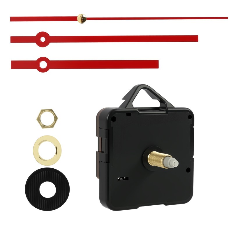 Silent Quartz Clock Mechanism Kit, Replacement Clock Movement, High Torque