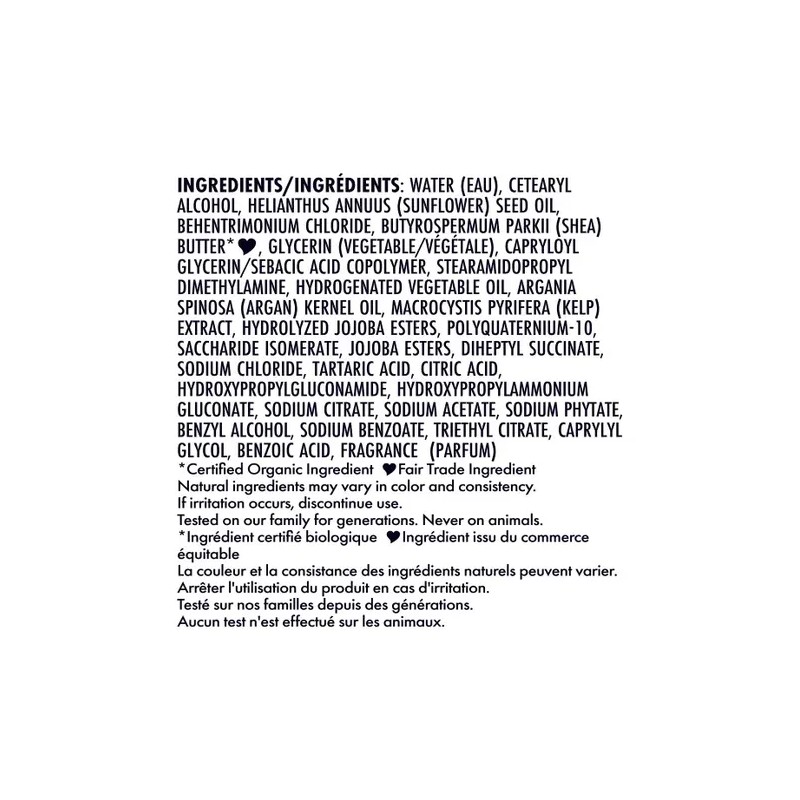 Shea Moisture Raw Coconut/mascarilla Intensiva Cabello 340g