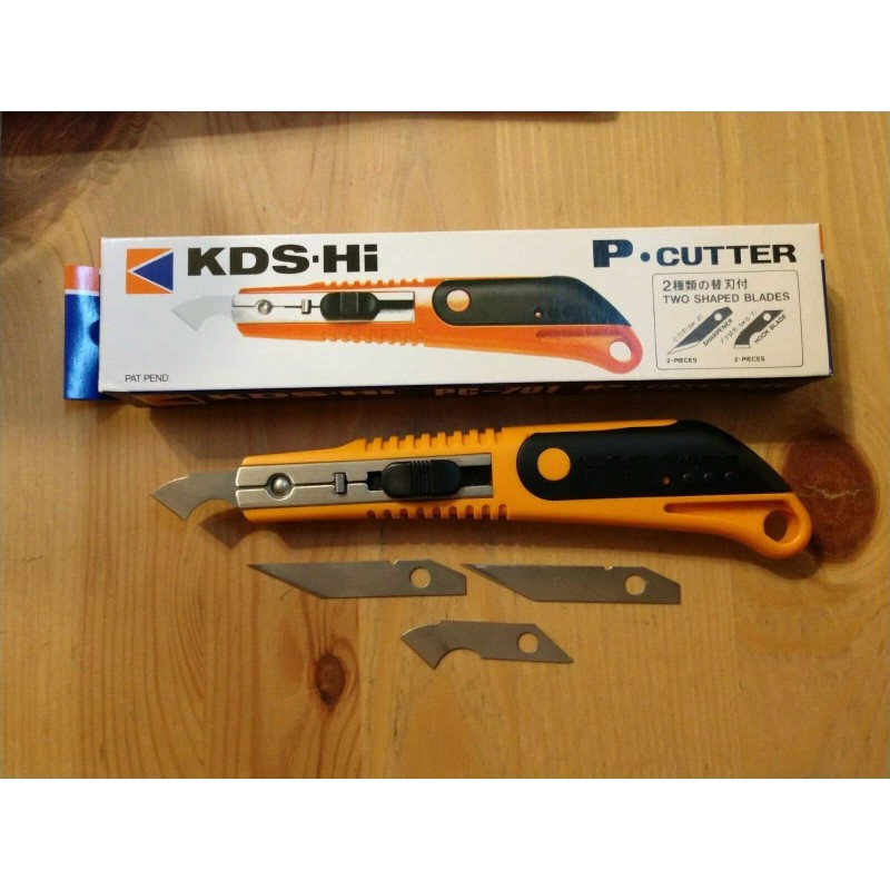 KDS PC-701 Cutter Tool With 3 Spare Blades Hook /