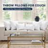 MIULEE Throw Pillows Inserts, Pack of 2 18x18 Inch 100%