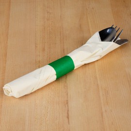 Perfectware PW Napkin Bands Green-500 Green Napkin Bands, 0.1" Height, 4.5" Width, 1.5" Length (Pack of 500)