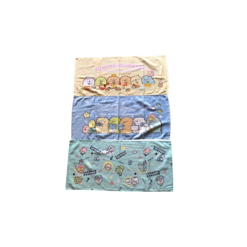 Sumikko Gurashi Face Towel Set of 3, Set of 3