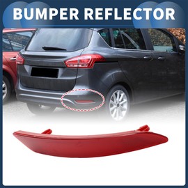 INFINAUTO Bumper Reflector Rear Right Bumper Reflector Side Marker No.BS71515B0BD for FORD FIESTA 2015-2019 Plastic Red Durable