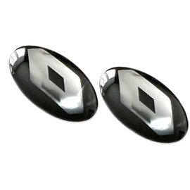 Pack of 2 Stickers with Logo 14 mm Diameter Suitable for Renault Car Key Remote Control etc. Sticker with Emblem (14 mm Ren. Pack of 2)