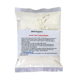 BSD Organics Arrow Root/Ararot Powder for Gravy, Puddings,Ssoups, Bread and More (200 Gram / 7 ounce)