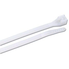 GB Gardner Bender 46-315 14" Double Lock Cable Ties 75-lb Natural White - 100 per Bag