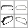 TJHSM Front Upper Grille Outer Frame Surround Black Textured Replacement