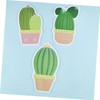 Tofficu Mini Note Pads Cactus Stickers Self-Stick for Nursing School
