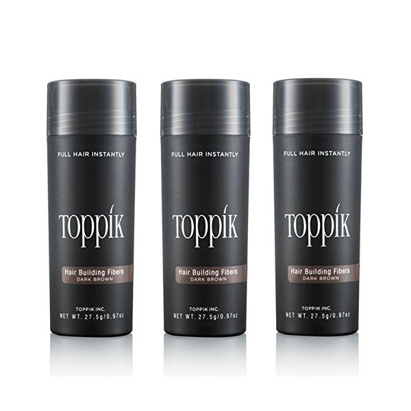 82.5 g Toppik Hair Building Fibre 3 x 27.5 g Pouring Hair Black (Black)