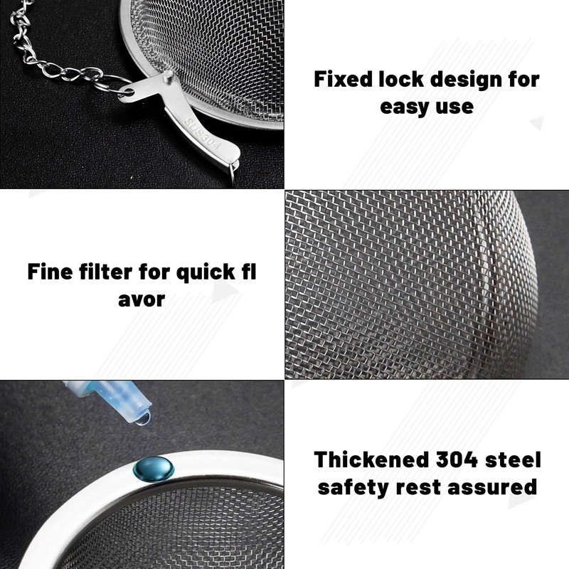 Tea Strainer 3PCS Tea Strainers for Loose Tea Loose Tea