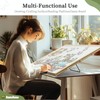 BuilderButler 2000 Pieces 2-in-1 Tilting & Rotating Puzzle Board, 40.16"x28.5"Portable