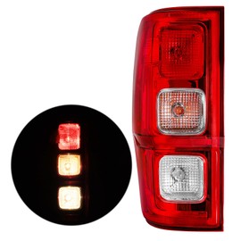 Vomal Tail Light Compatible With 2019-2022 Ford Ranger XL XLT 2019 2020 2021 2022 Ford Ranger Left Side Rear Lamp 19-23 2019-2023 (Chrome Trim - L)