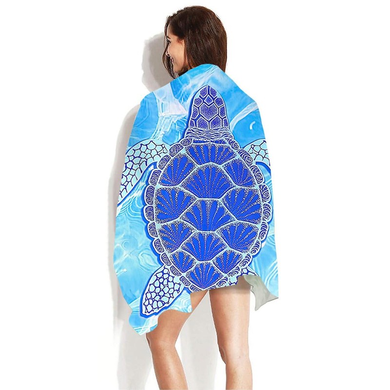 Tiardey 90x180cm Microfiber Lightweight Beach Towel Oversized Extra Large Thin
