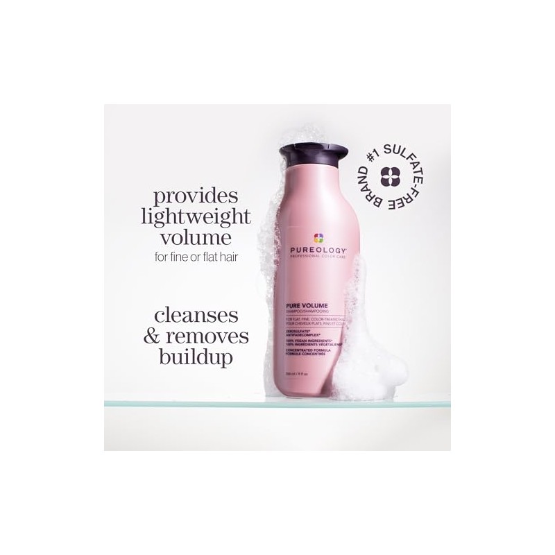Pure Volume Shampoo by Pureology for Unisex - 9 oz