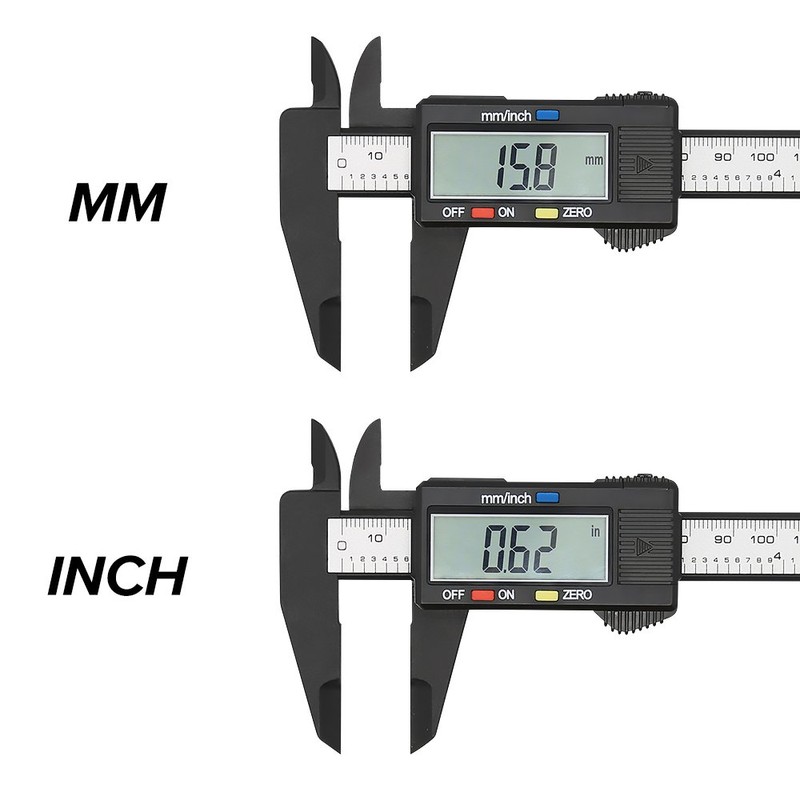 Electronic Digital Caliper, Plastic Vernier Caliper, Caliper Measuring Tool with