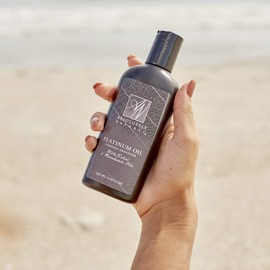 Absolutely Natural - Organic Tanning Oil Outdoor Tanning Enhancer - Spa Quality & Reef Safe with Rose Hips & Aloe - Suntan Lotion with Bronzer for Massages - Made in USA 6oz