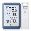 Indoor Outdoor Thermometer Hygrometer Wireless Weather Station, Temperature Humidity Monitor