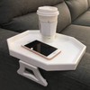 NHD Pekokavo Sofa Armrest Clip Tray Table, Couch Drink Snack