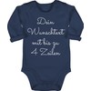 Geschenk mit Namen personalisiert by Shirtracer - Baby Bodysuit Long