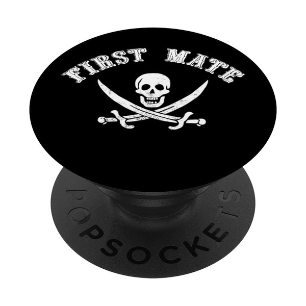 First Mate Pirate Boat Trip Sailing Sailing Cruise PopSockets with
