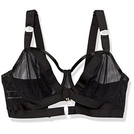 City Chic Women's Apparel Women's Fox & Royal Plus Size Angelika Uw Bra, Black, 22D